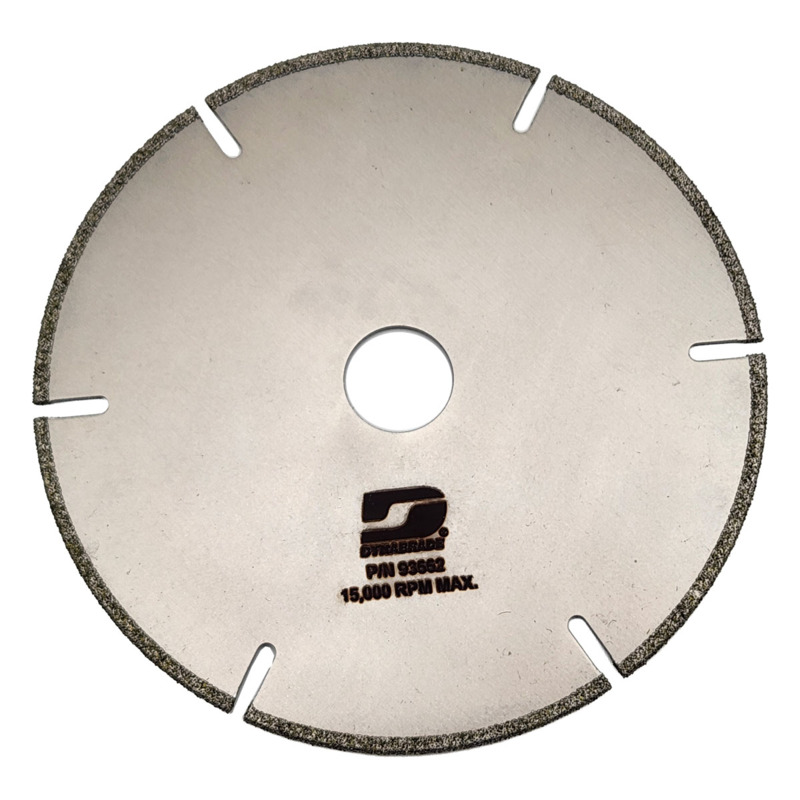 5" (127 mm) Dia. x 3/4" (19 mm) CH 40/50 Grit Gulleted/Slotted Diamond Cut-Off Wheel