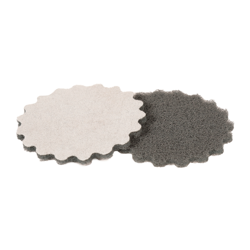 3-1/2" (89 mm) Dia. x Fine Non-Vacuum Hook-Face Surface Conditioning DynaBrite Disc