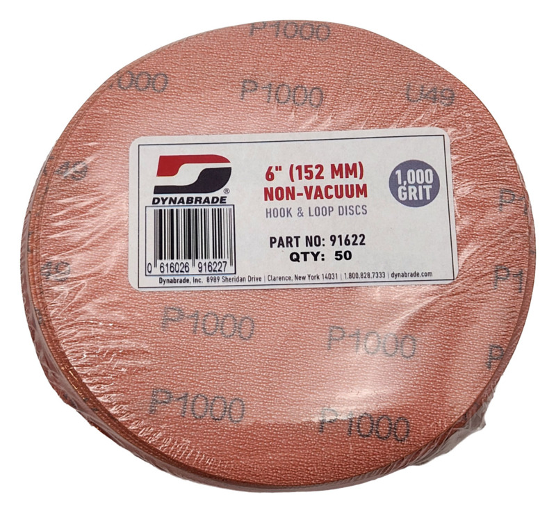 6" N/V -1000 Grit H&L Dynacut