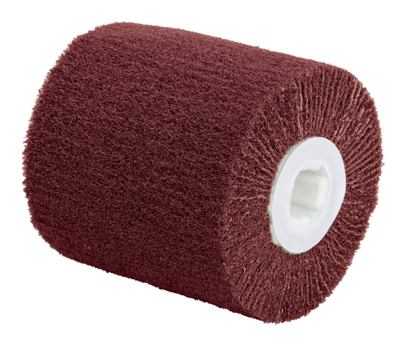 4" (102 mm) Dia. x 4" (102 mm) x 3/4" AH Medium NWN DynaBrite Finishing Flap Roll