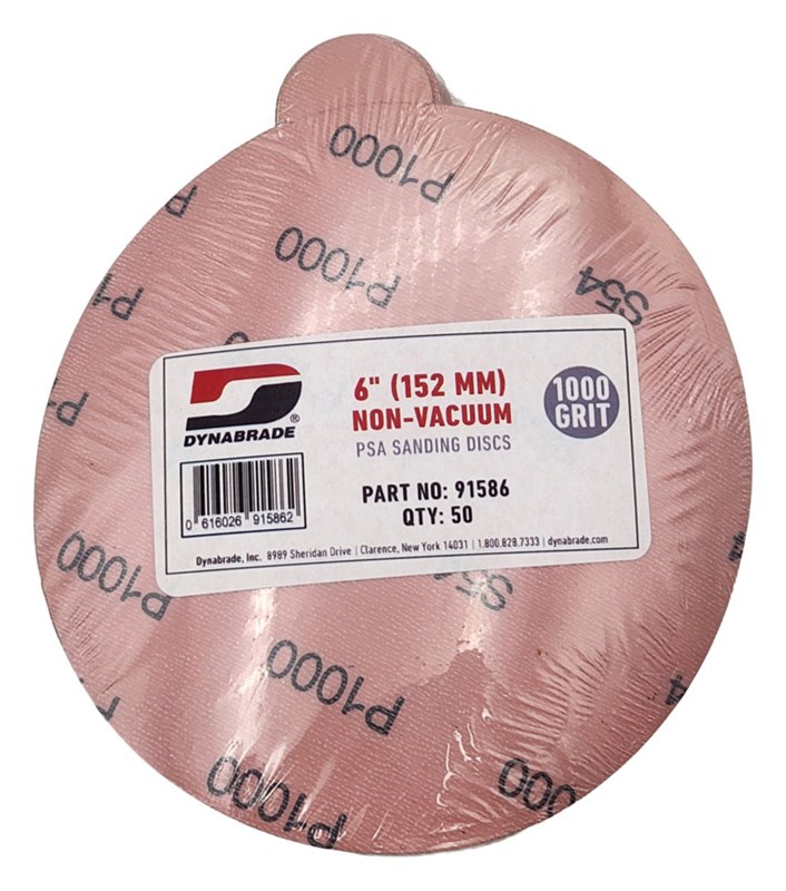 6" NV -1000 Grit PSA Dynacut