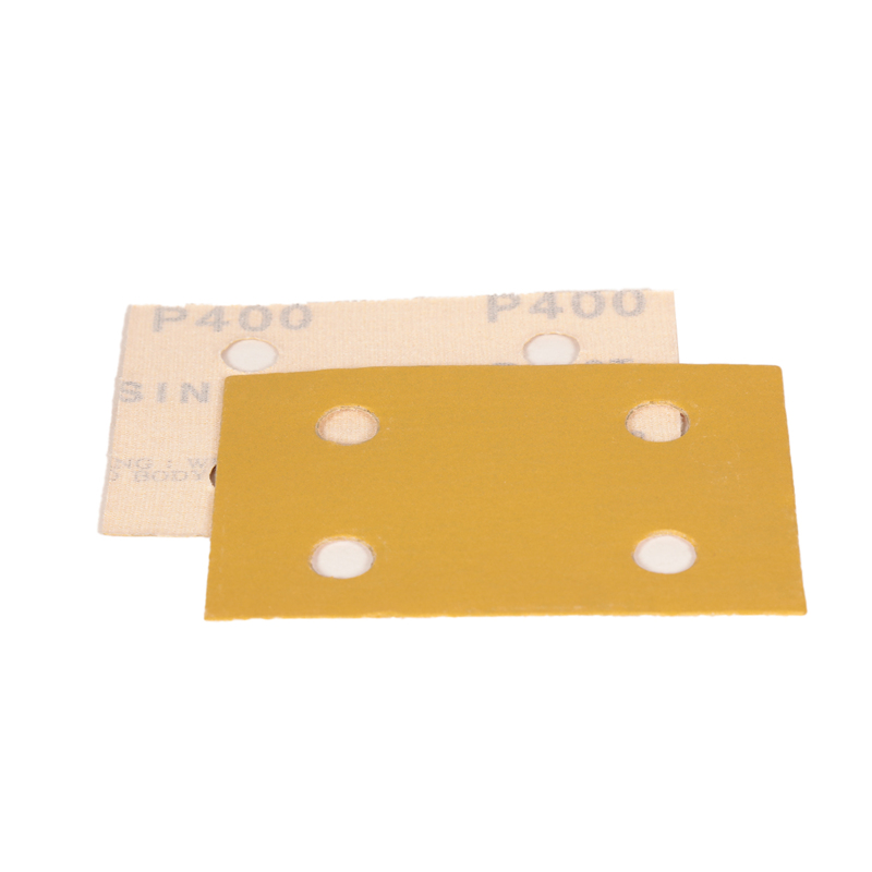 75 mm W x 110 mm L 400 Grit A/O Vacuum Hook-Face DynaCut Sheet