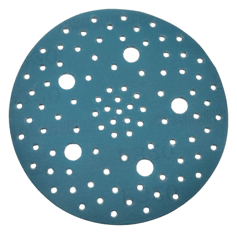 5" (127 mm) Dia. x 320 Grit A/O Hook Multi-Hole Vacuum Film-Backed DynaCut Disc