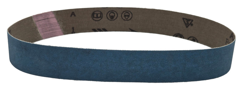 1" (25 mm) W x 18" (457 mm) L 180 Grit Z/A DynaCut Belt