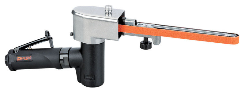 NitroFile Abrasive Belt Tool with 11206 Contact Arm and 15352 Drive Wheel