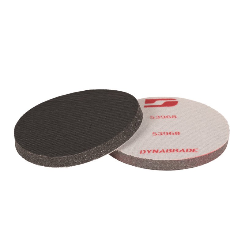6" (152 mm) Interface Pad, Double-Sided Hook-Face, Short Nap