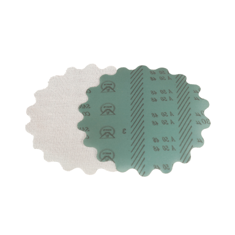 3-1/2" (89 mm) Dia. x 30 Micron A/O Non-Vacuum Hook-Face Scalloped-Edge DynaCut Disc
