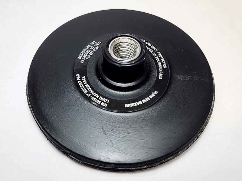5" (127 mm) Dia. Non-Vacuum Wet/Dry Sander Disc Pad, Hook-Face, Long Nap