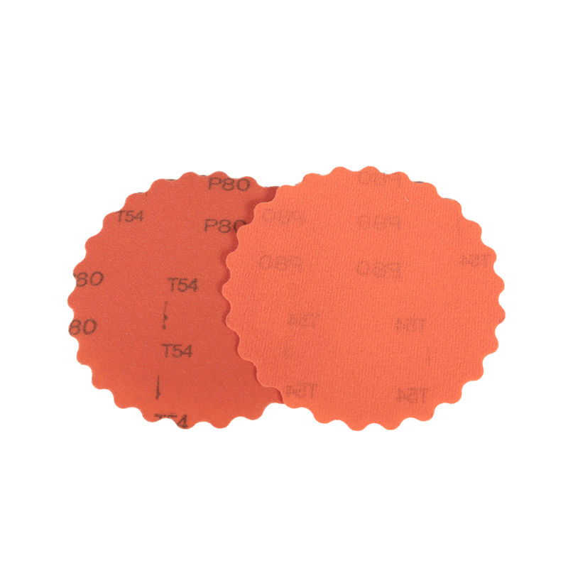 5" Dynacut 80 Grit Ext Orange Scalloped