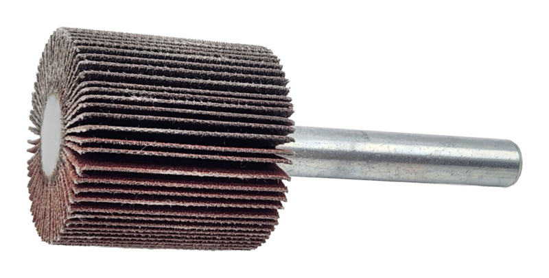 1" x 1" x 1/4" 320 Grit Dynacut Spindle Mounted Flap Wheel
