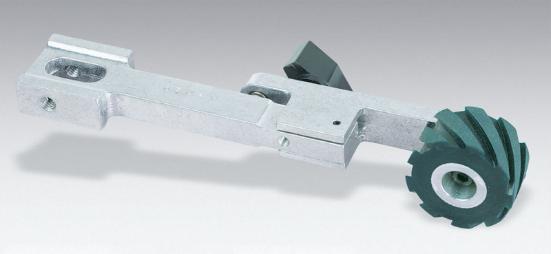 Utility Arm, 2" Dia. x 5/8", 70 Duro Serrated Urethane