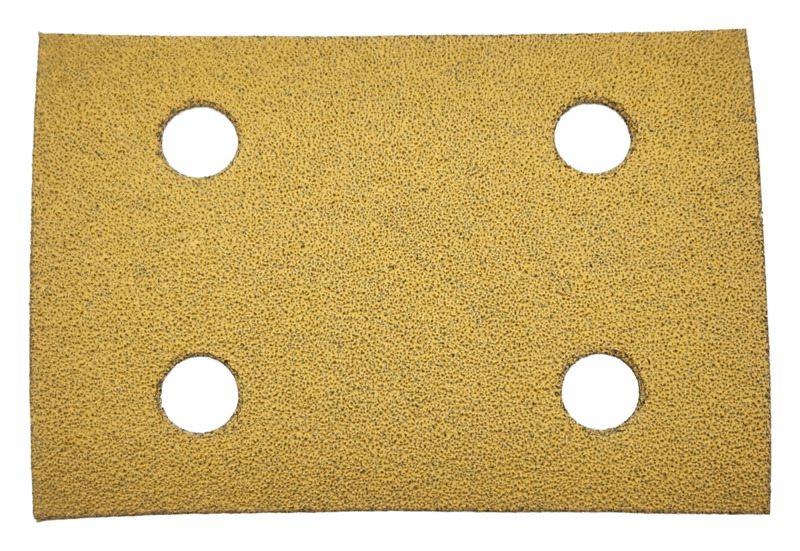 75 mm W x 110 mm L 60 Grit A/O Vacuum Hook-Face DynaCut Sheet