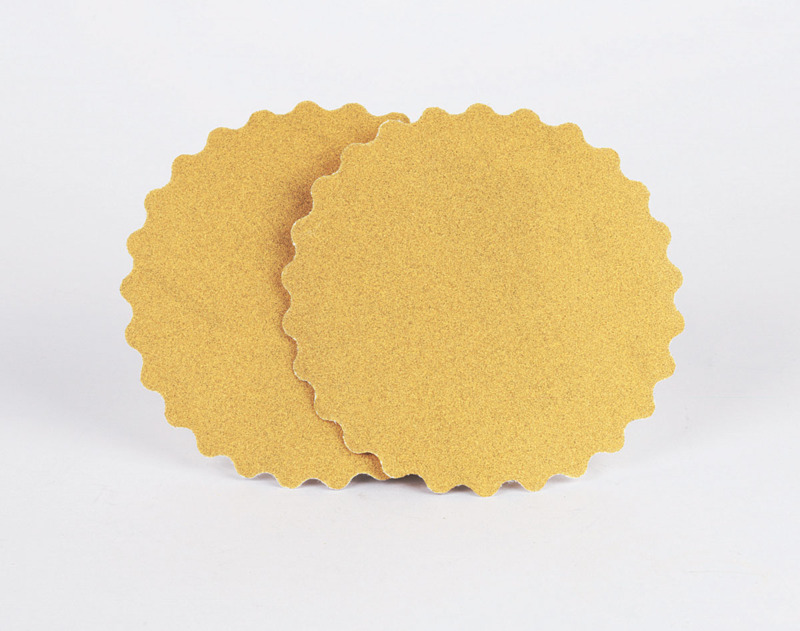 5" (127 mm) Dia. x 80 Grit A/O Non-Vacuum Hook-Face Scalloped-Edge DynaCut Disc