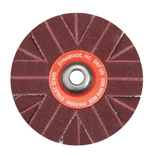 1" (25 mm) Dia. 150 Grit A/O Eyelet Sanding Star