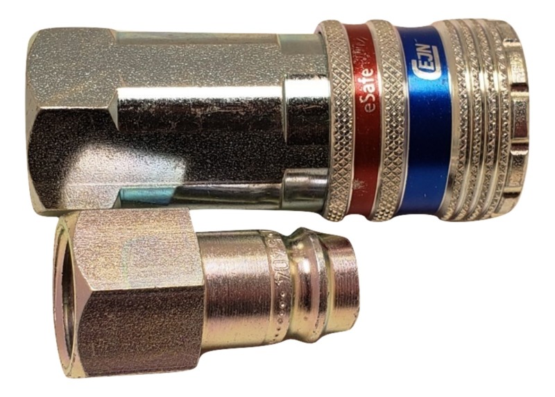 3/8" Female Coupler with 3/8" Female Plug Assembly
