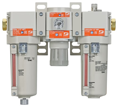 Filter-Regulator-Lubricator Assy., 1/2" NPT