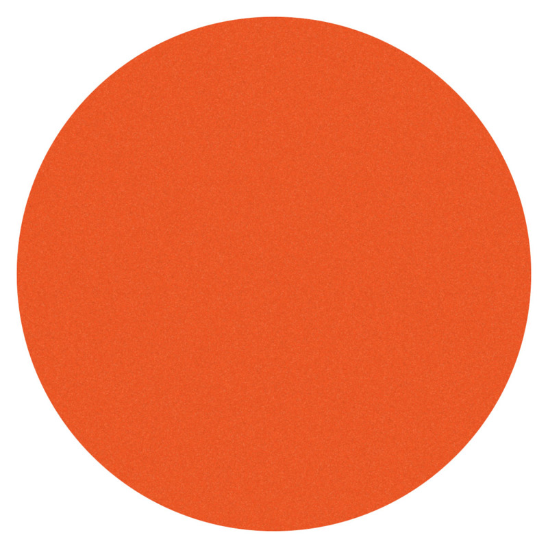11-1/4" (286mm) 180 Grit, Orange Hook & Loop Disc, Non Vac