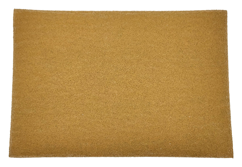 75 mm W x 110 mm L 220 Grit A/O Vacuum Hook-Face DynaCut Sheet