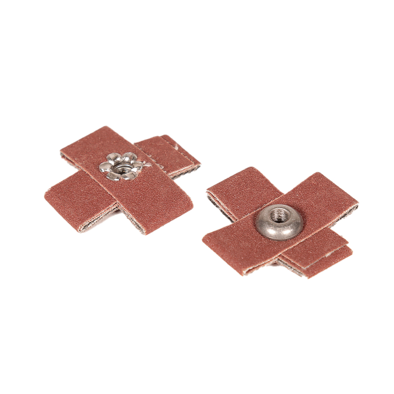 1-1/4" (32 mm) Dia. x 3-48 A/O 240 Grit 8-Ply J-DynaCut Cross Pad