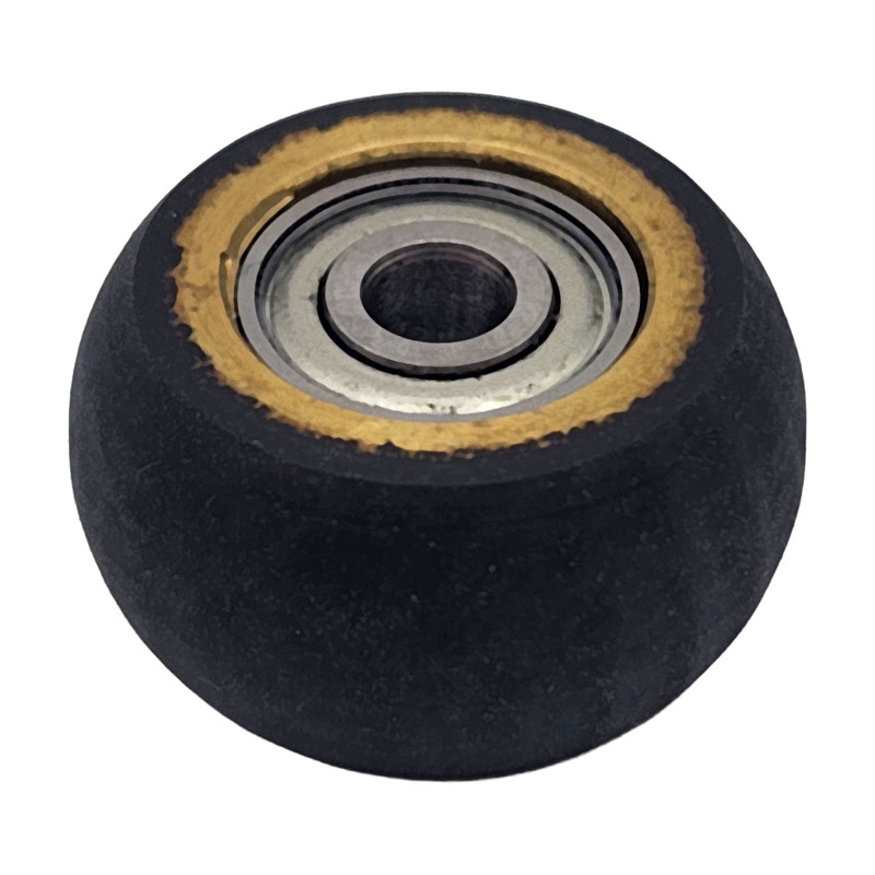 17 mm Dia. Radius Wheel Assembly, 70 Duro