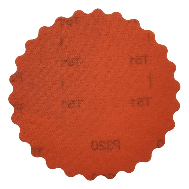 5" Dynacut 320 Grit Extreme Orange Scalloped Edge Discs