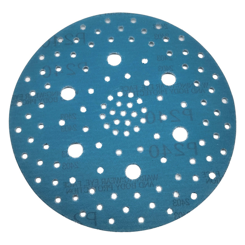 6" (152 mm) Dia. x 240 Grit A/O Hook Multi-Hole Vacuum Film-Backed DynaCut Disc