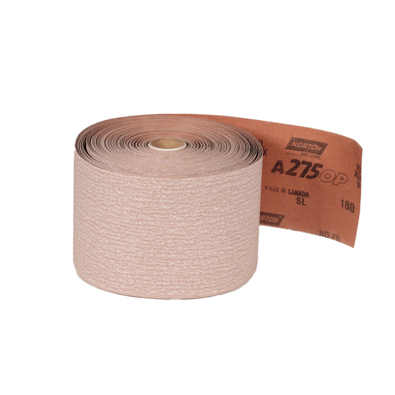 3-2/3" (93 mm) W x 50 yds (46 m) L 180 Grit A/O PSA DynaCut Roll