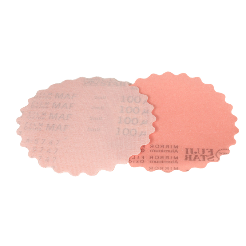 5" (127 mm) Dia. x 100 Micron A/O Non-Vacuum Hook-Face Scalloped-Edge DynaCut Disc