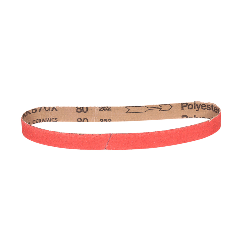 3/4" (19 mm) W x 18" (457 mm) L 80 Grit Ceramic DynaCut Belt