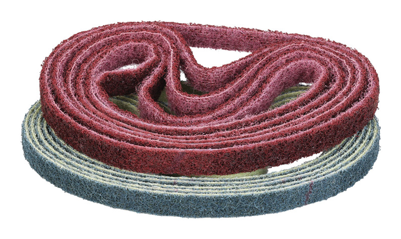 Mixed 10 pack of 1/2" (13 mm) W x 18" (457 mm) L Medium & Very Fine NWN DynaBrite Premium Belt