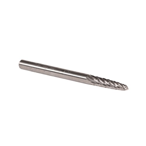 Carbide Burr, 3 mm Dia., SF-42 D/C Burr, Tree, 13 mm Flute L, 3 mm Shank