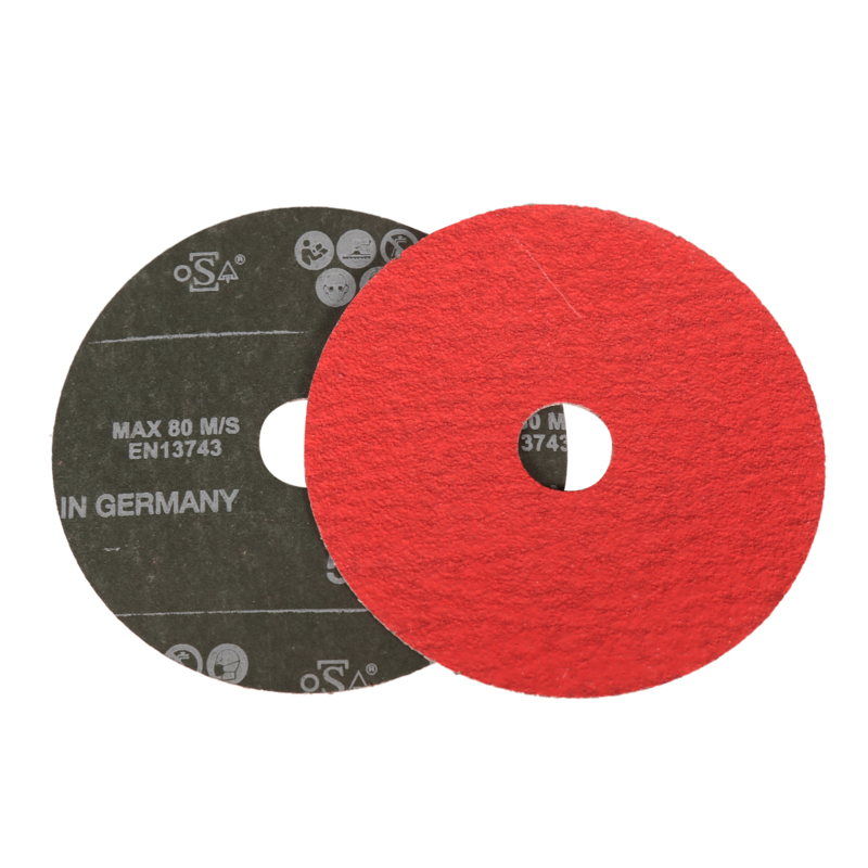 5" (127 mm) Dia. x 7/8" CH 50 Grit Ceramic DynaCut Fiber Disc