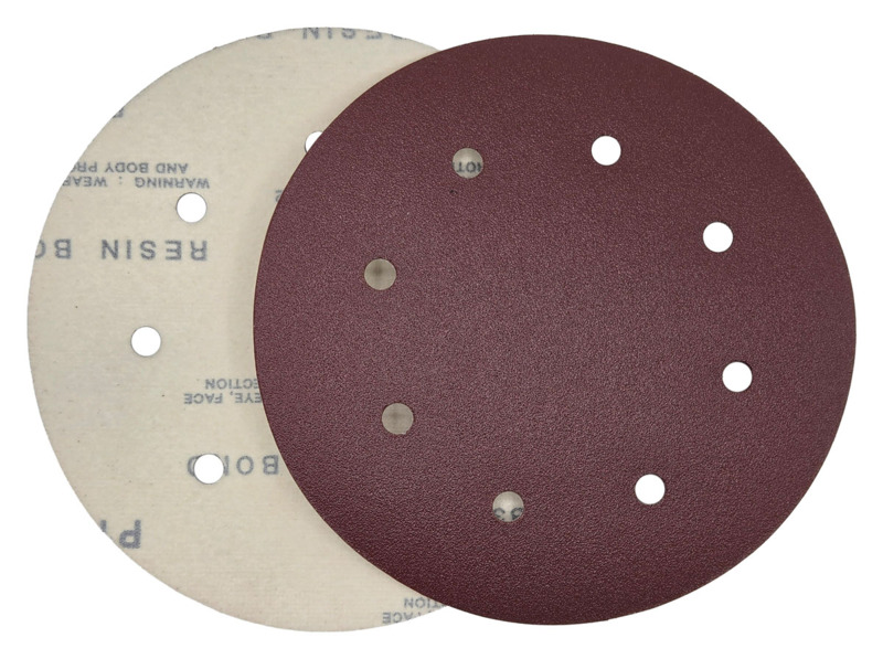 8" (203 mm) Dia. x 120 Grit A/O Vacuum Hook-Face DynaCut Disc