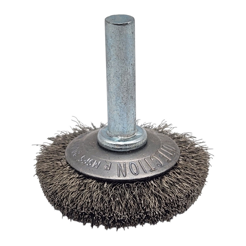 Concave Brush 1-1/2" (38 mm) Dia. x .006 x 3/8" Stainless Steel