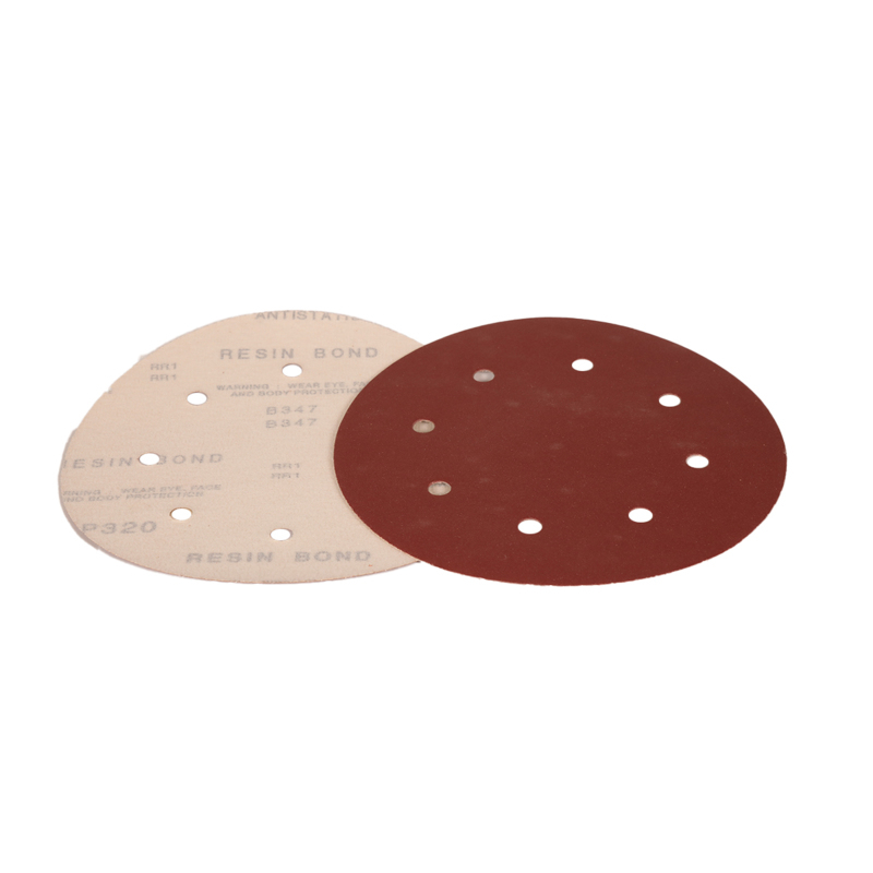 8" (203 mm) Dia. x 320 Grit A/O Vacuum Hook-Face DynaCut Disc