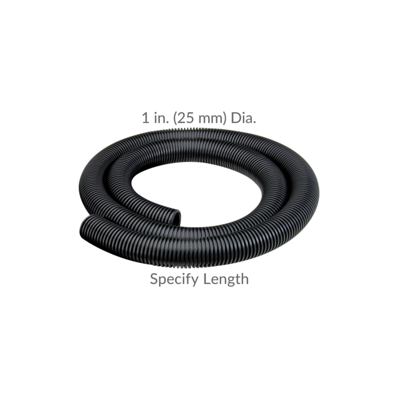 1" Static Conductive Hose,Blac