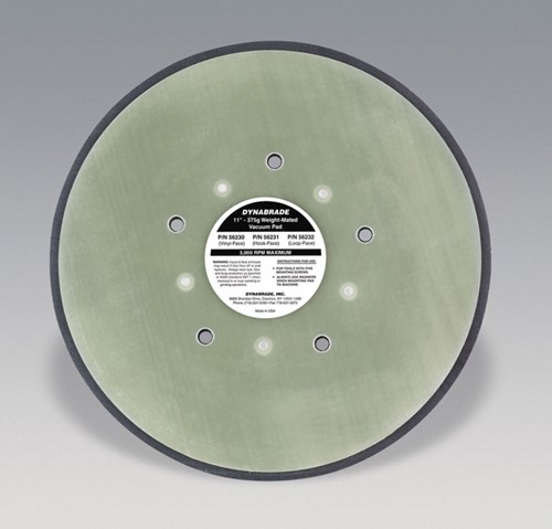 11" x 1/2" Dynapad Assembly, Hook-Face