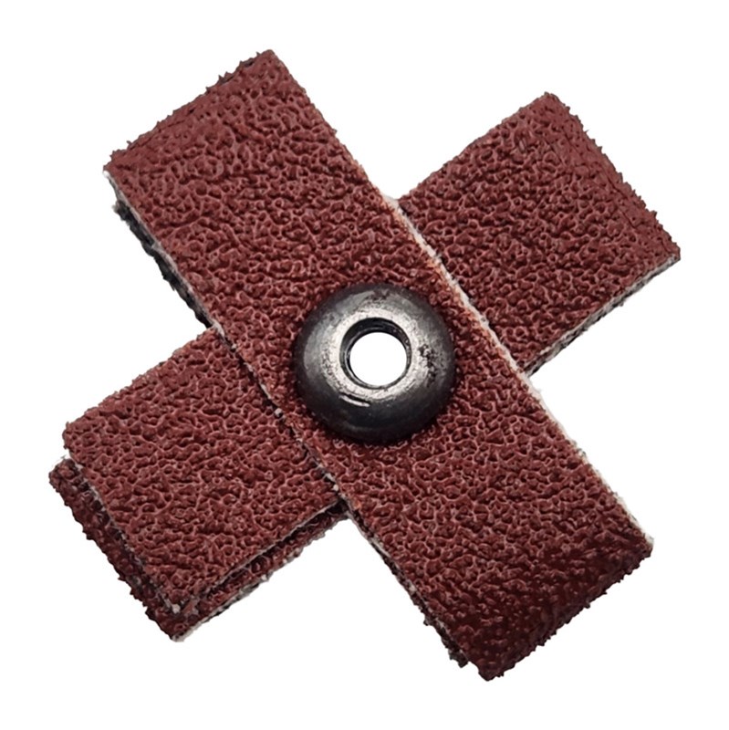 1-1/2" (38 mm) Dia. x 3-48 A/O 60 Grit 8-Ply J-DynaCut Cross Pad