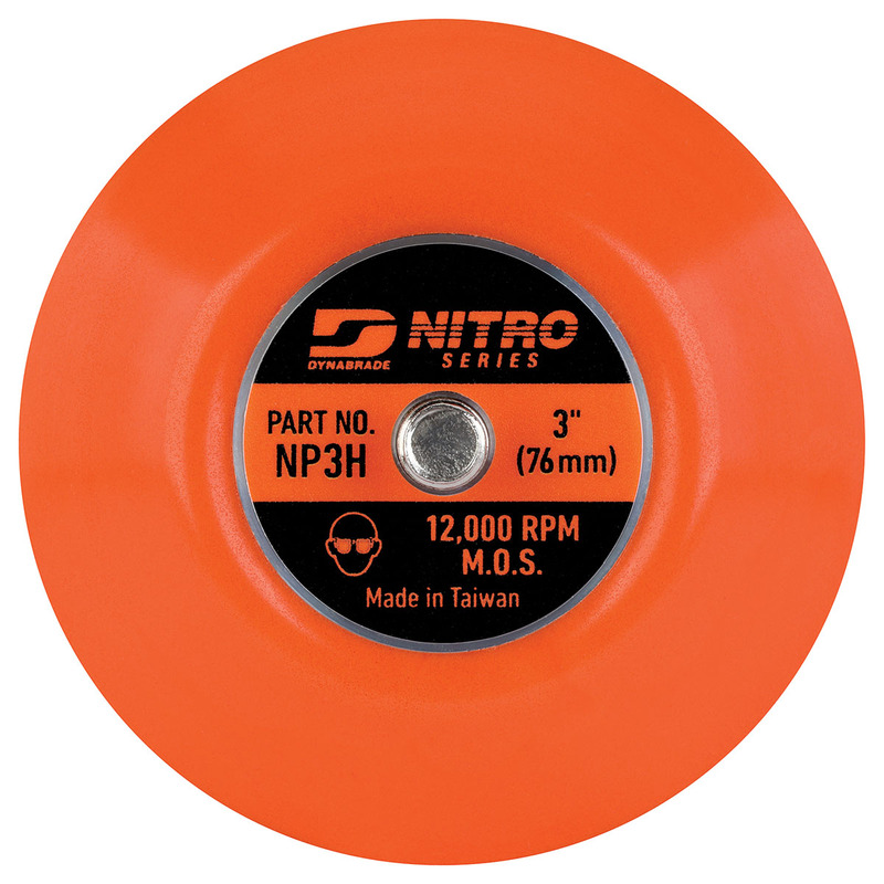 3" (76 mm) Hook Non-Vac Pad