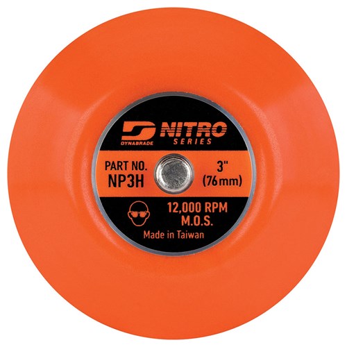 3" (76 mm) Hook Non-Vac Pad