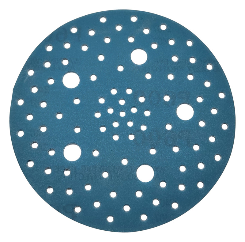 5" (125 mm) Dia. x 600 Grit A/O Vacuum H&L Filmbac Multi-Hole Disc
