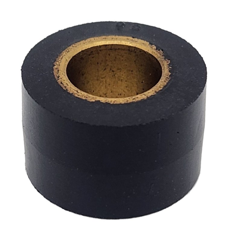 Contact Wheel, 3/4" Dia. x 1/2" W x 3/8" I.D., Crown Face, 70 Duro Rubber