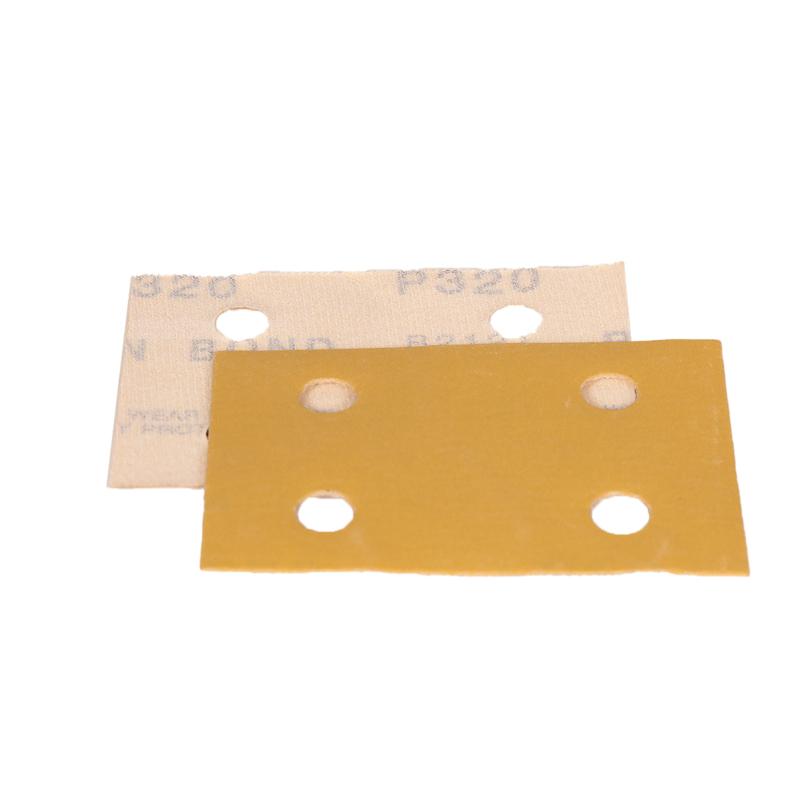 75 mm W x 110 mm L 320 Grit A/O Vacuum Hook-Face DynaCut Sheet