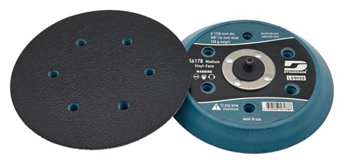 6" (152 mm) Dia. Vacuum Disc Pad, Vinyl-Face