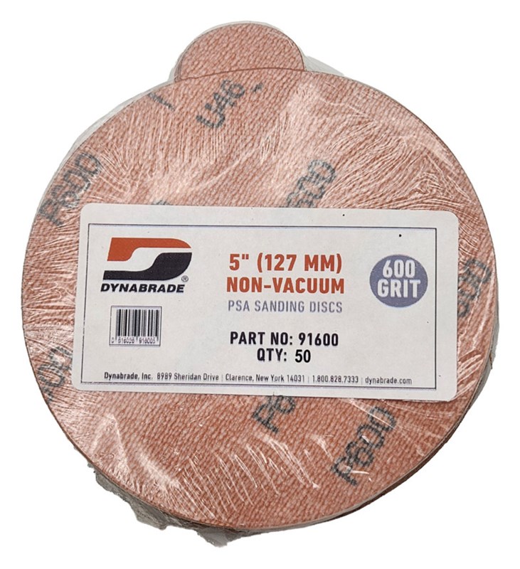 5" NV -600 Grit PSA Dynacut