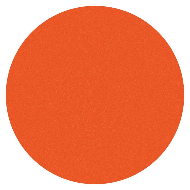 3" 800 Grit Dynacut Orange Film Non Vac Hook Face Disc