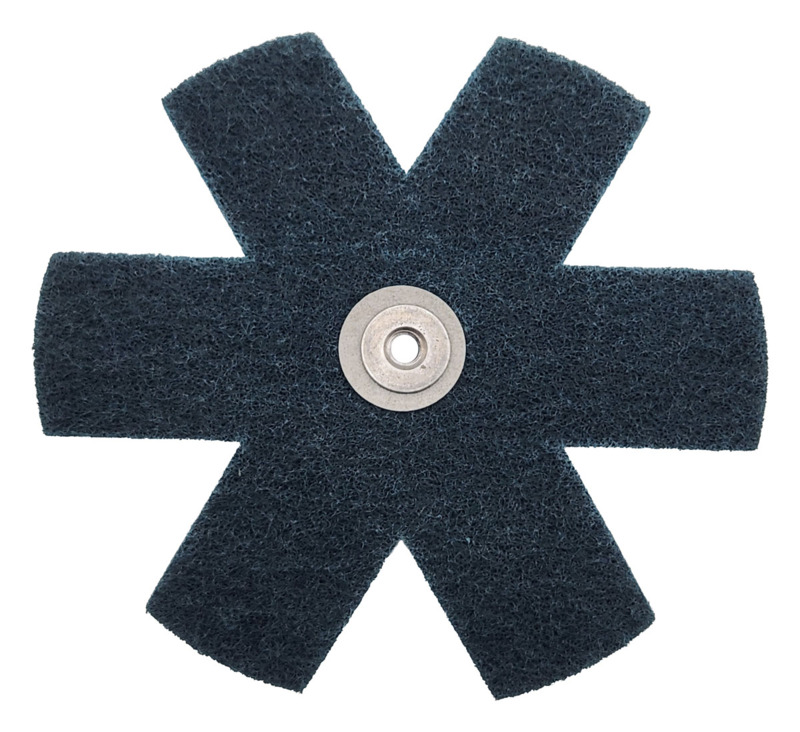 5" (127 mm) Dia. A-Very Fine 1/4-20 Eyelet DynaBrite Sanding Star