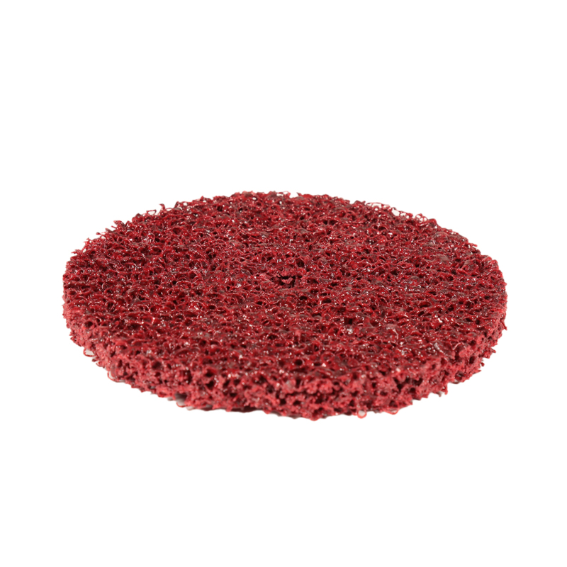6"  Dia. x 1/2 W x 1/2" CH Extra Coarse DynaStrip Red Wheel with Hole