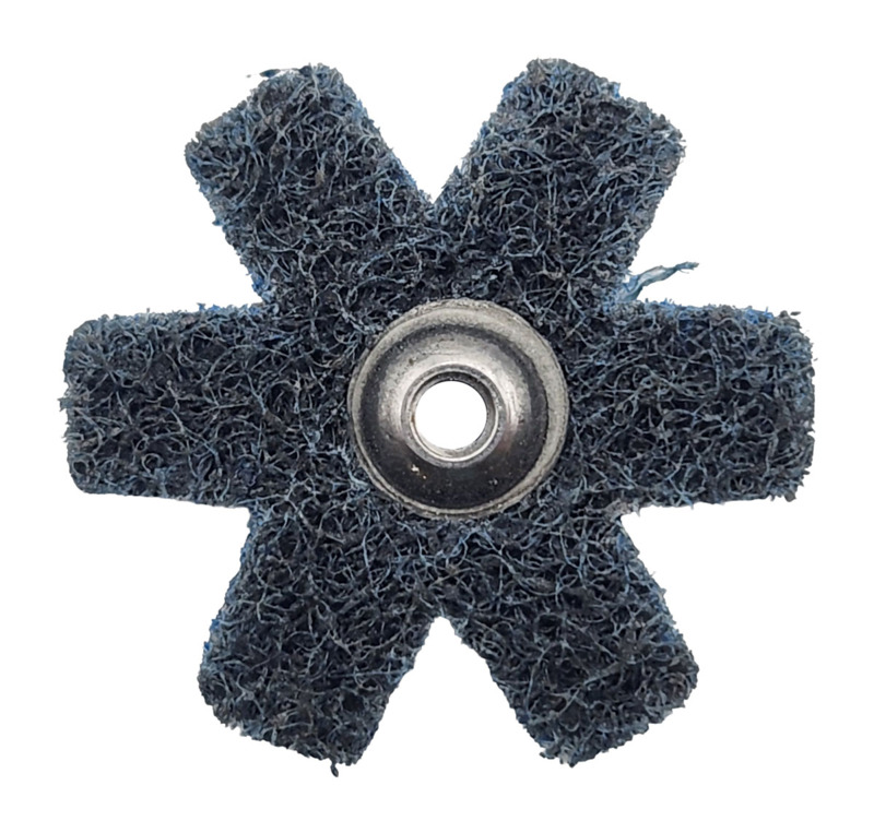 1-1/2" (38 mm) Dia. A-Very Fine 3-48 Eyelet DynaBrite Sanding Star