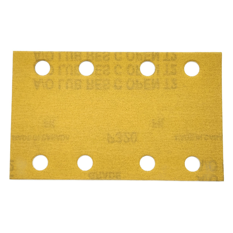 81 mm W x 133 mm L 320 Grit A/O Vacuum Hook-Face DynaCut Sheet